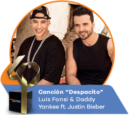 Canción Despacito - Luis Fonsi & Daddy Yankee  ft. Justin Biebe