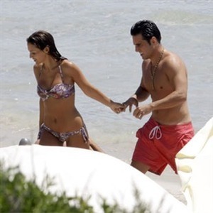 David Bustamante graba con su mujer su nuevo videoclip David Bustamante graba con su mujer su nuevo videoclip