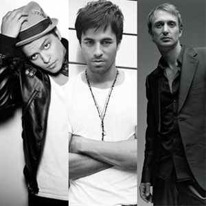 Bruno Mars, David Guetta y Enrique Iglesias pelean por entrar en la Lista de Los 40 Principales Bruno Mars, David Guetta y Enrique Iglesias pelean por entrar en la Lista de Los 40 Principales