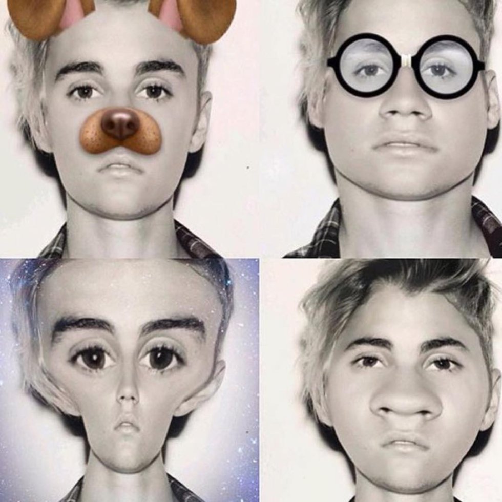 Los famosos se vuelven locos con Masquerade y Snapchat Los famosos se vuelven locos con Masquerade y Snapchat