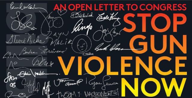 El mundo de la música se une en contra de la violencia con armas en USA El mundo de la música se une en contra de la violencia con armas en USA