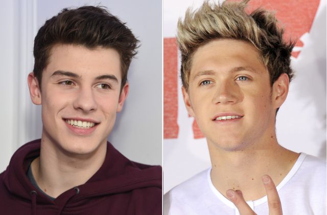 Shawn Mendes y Niall Horan Shawn Mendes y Niall Horan
