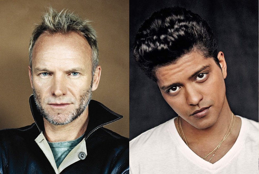 Sting y Bruno Mars Sting y Bruno Mars