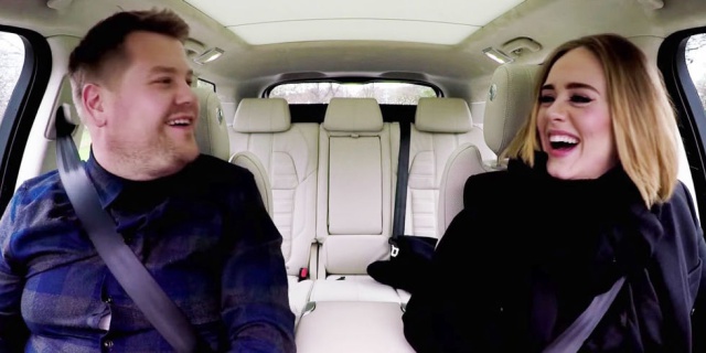 Adele y Corden Adele y Corden