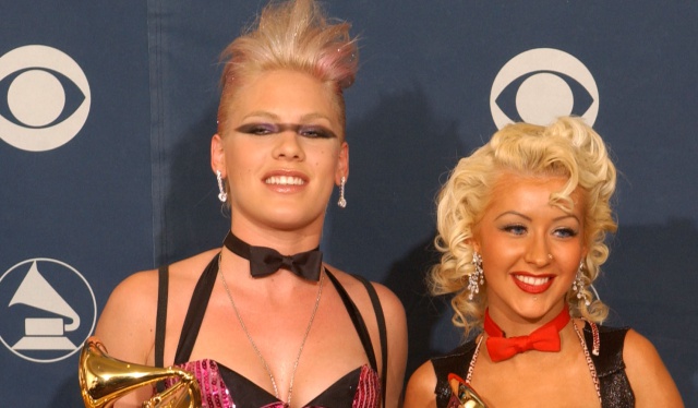 Pink y Christina Aguilera podrían haber grabado un dueto juntas Pink y Christina Aguilera podrían haber grabado un dueto juntas
