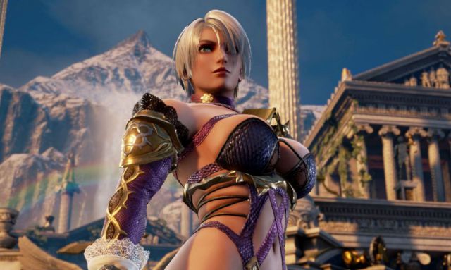 Ivy y Zasalamel fichan en Soul Calibur VI Ivy y Zasalamel fichan en Soul Calibur VI
