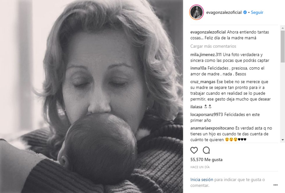 Así celebran las famosas el día de la madre por primera vez Así celebran las famosas el día de la madre por primera vez