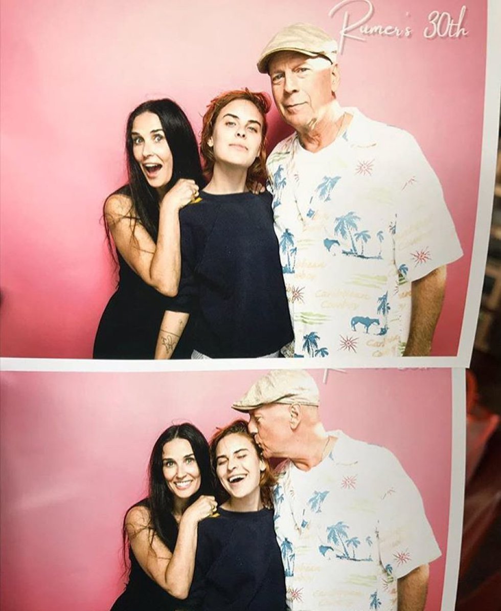 Demi Moore y Bruce Willis se reencuentran y ella es el motivo Demi Moore y Bruce Willis se reencuentran y ella es el motivo