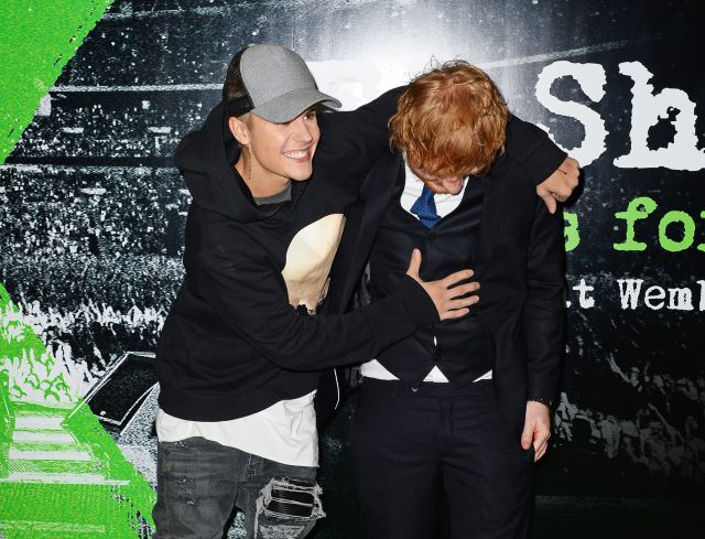 Amaral y Justin Bieber con Ed Sheeran pueden reencontrarse con la lista este sábado Amaral y Justin Bieber con Ed Sheeran pueden reencontrarse con la lista este sábado