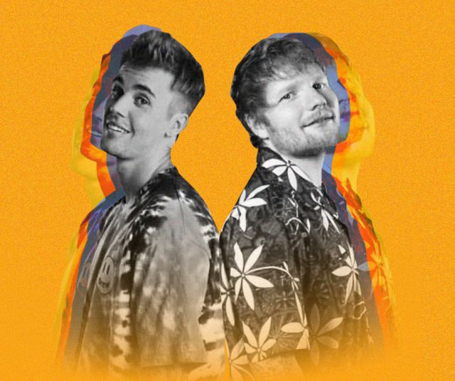 Ed Sheeran y Justin Bieber, imbatibles: repiten en el Nº1 Ed Sheeran y Justin Bieber, imbatibles: repiten en el Nº1