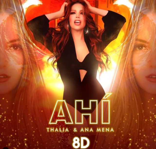 Thalía y Ana Mena experimentan con el sonido 8D en ‘Ahí’ Thalía y Ana Mena experimentan con el sonido 8D en ‘Ahí’