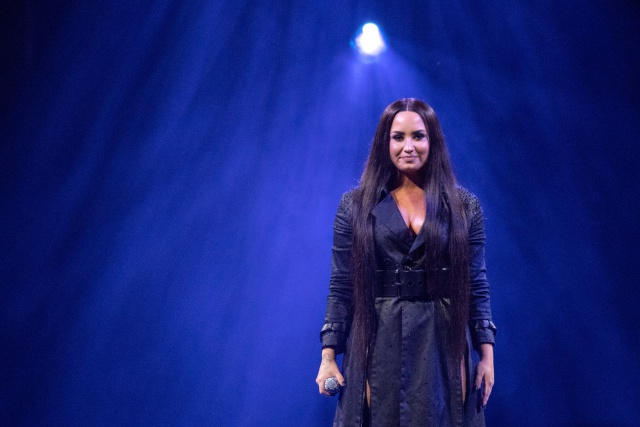 Demi Lovato performs on stage at The SSE Hydro Demi Lovato performs on stage at The SSE Hydro