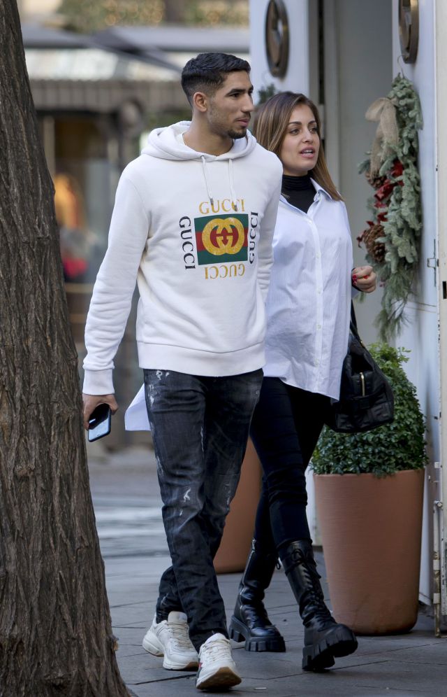 Hiba Abouk y Achraf Hakimi Hiba Abouk y Achraf Hakimi