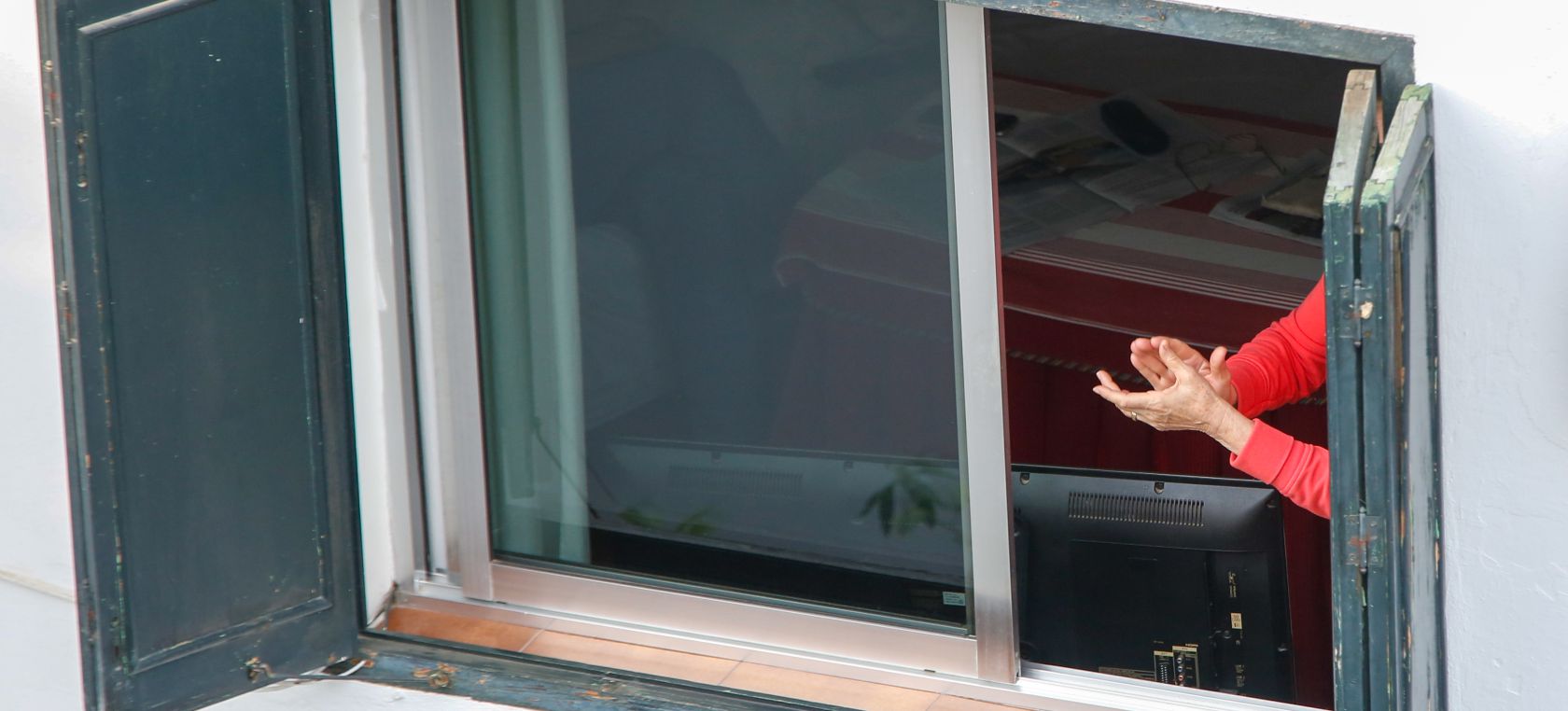 Aplauso en los balcones Aplauso en los balcones