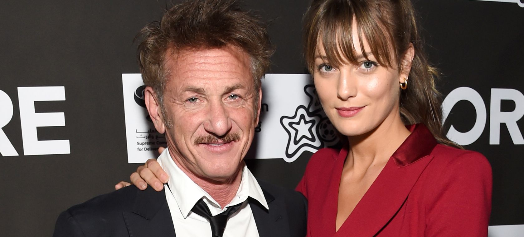 Sean Penn y Leila George Sean Penn y Leila George