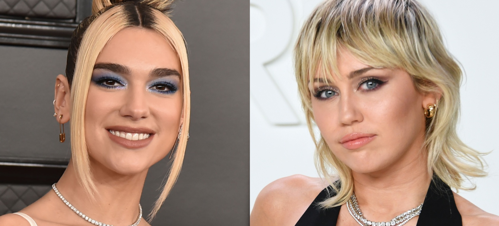 Dua Lipa y Miley Cyrus, pilladas grabando el videoclip de su colaboración en Nueva York Dua Lipa y Miley Cyrus, pilladas grabando el videoclip de su colaboración en Nueva York