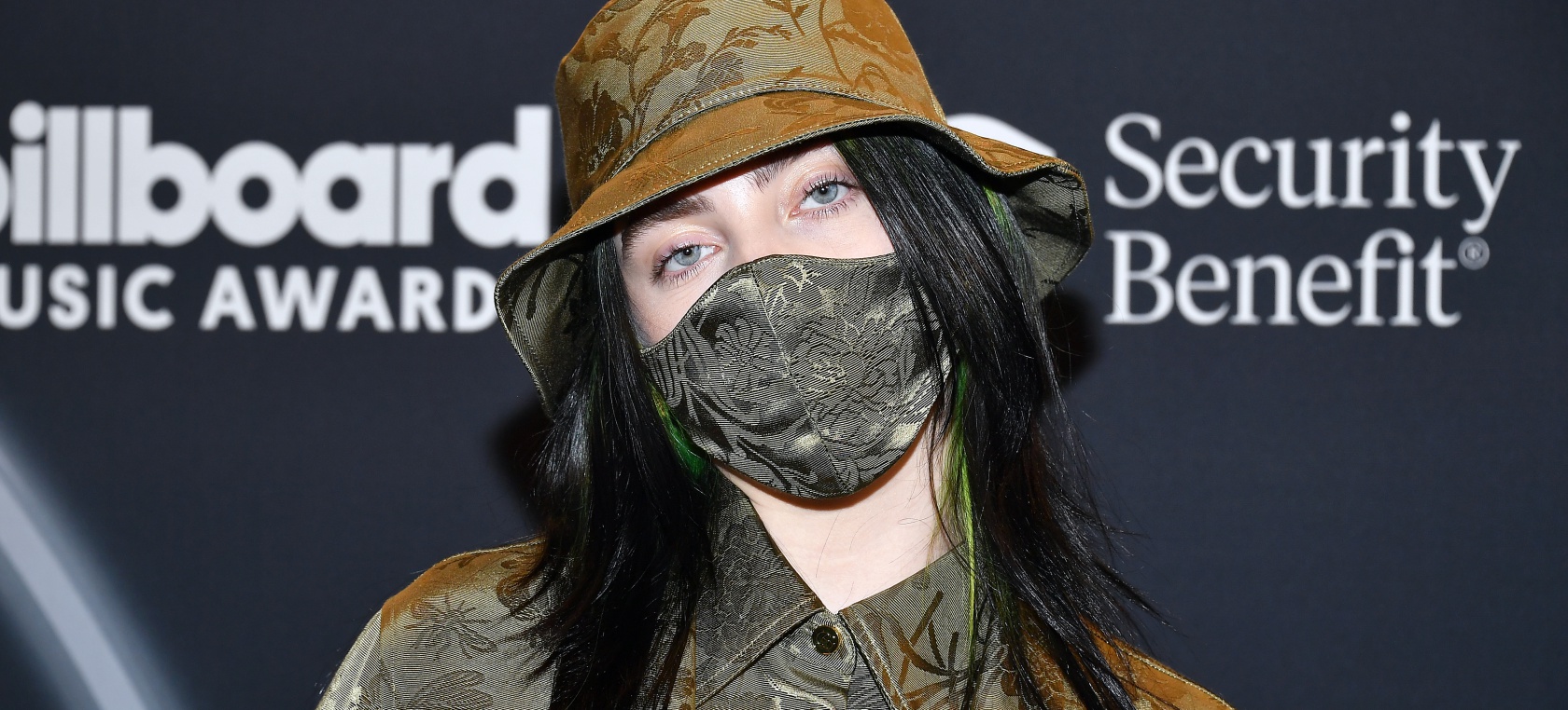 Billie Eilish durante los Billboard Music Awards 2020 Billie Eilish durante los Billboard Music Awards 2020