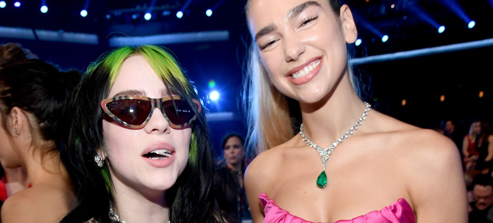 Billie Eilish y Dua Lipa Billie Eilish y Dua Lipa