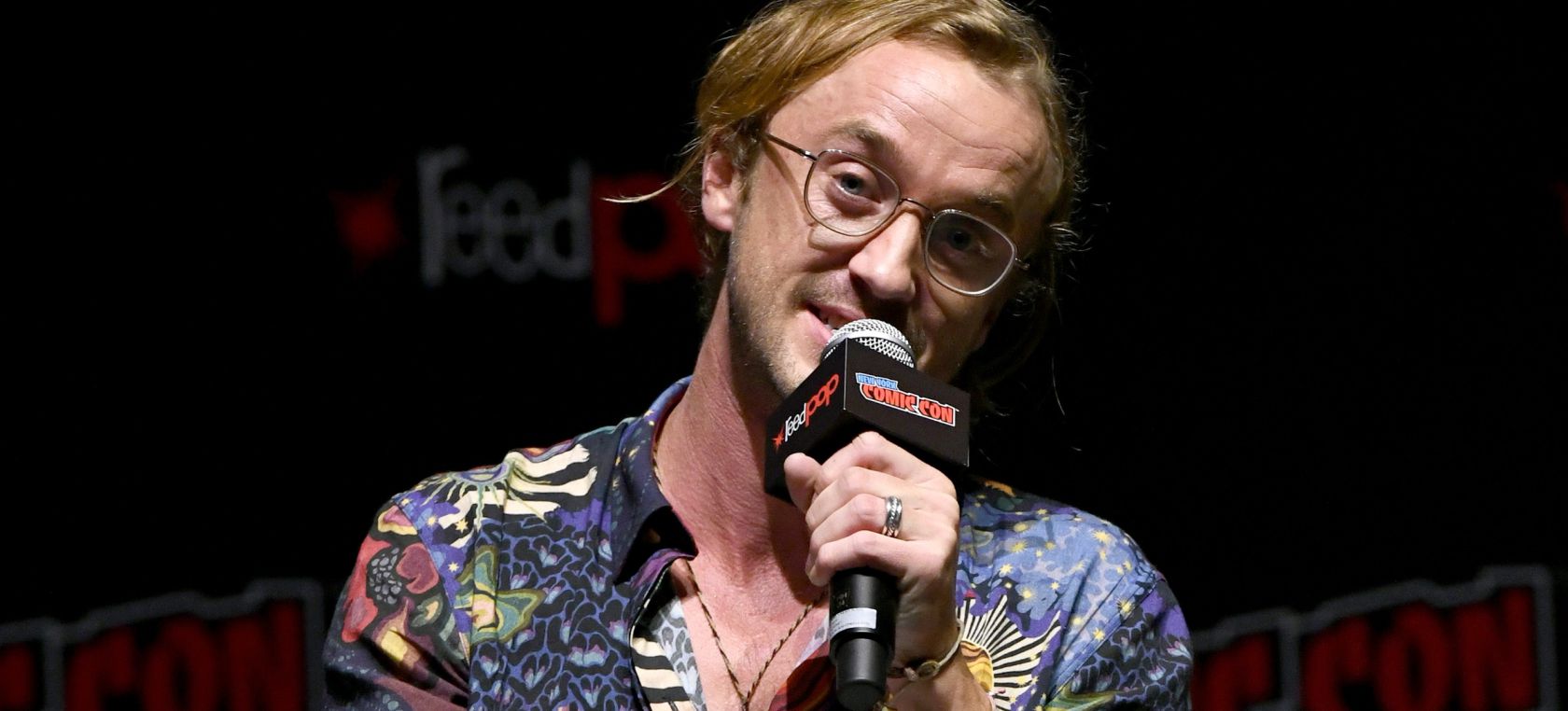 Tom Felton en New York Comic Con de 2018 Tom Felton en New York Comic Con de 2018