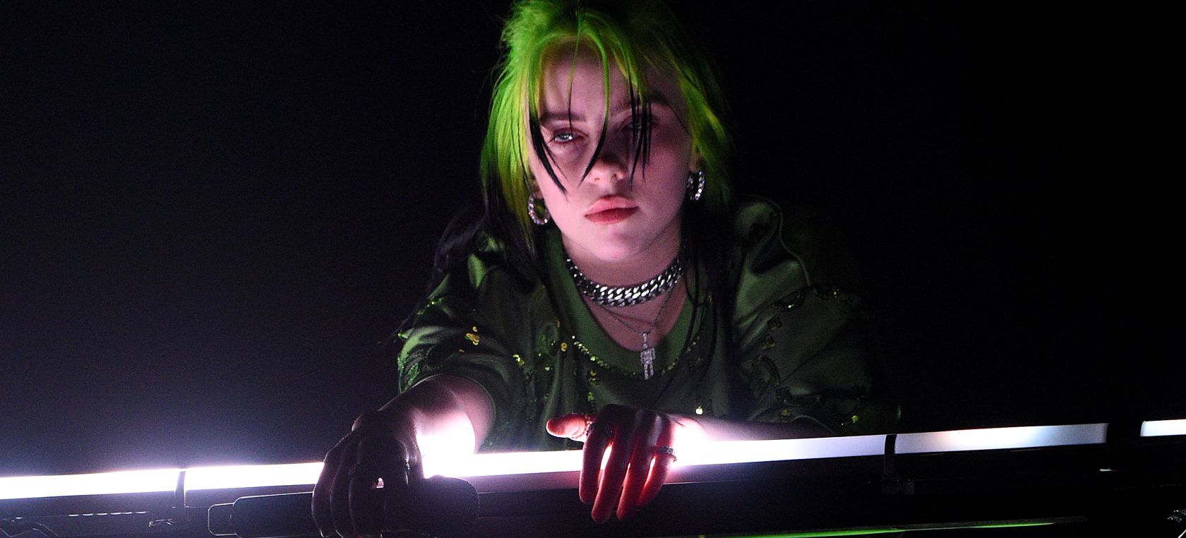 Billie Eilish en su concierto en 2020 Billie Eilish en su concierto en 2020