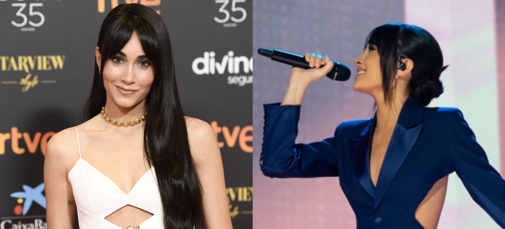 Aitana sorprende en los Premios Goya con dos vestidos cut-out y un cambio de look Aitana sorprende en los Premios Goya con dos vestidos cut-out y un cambio de look