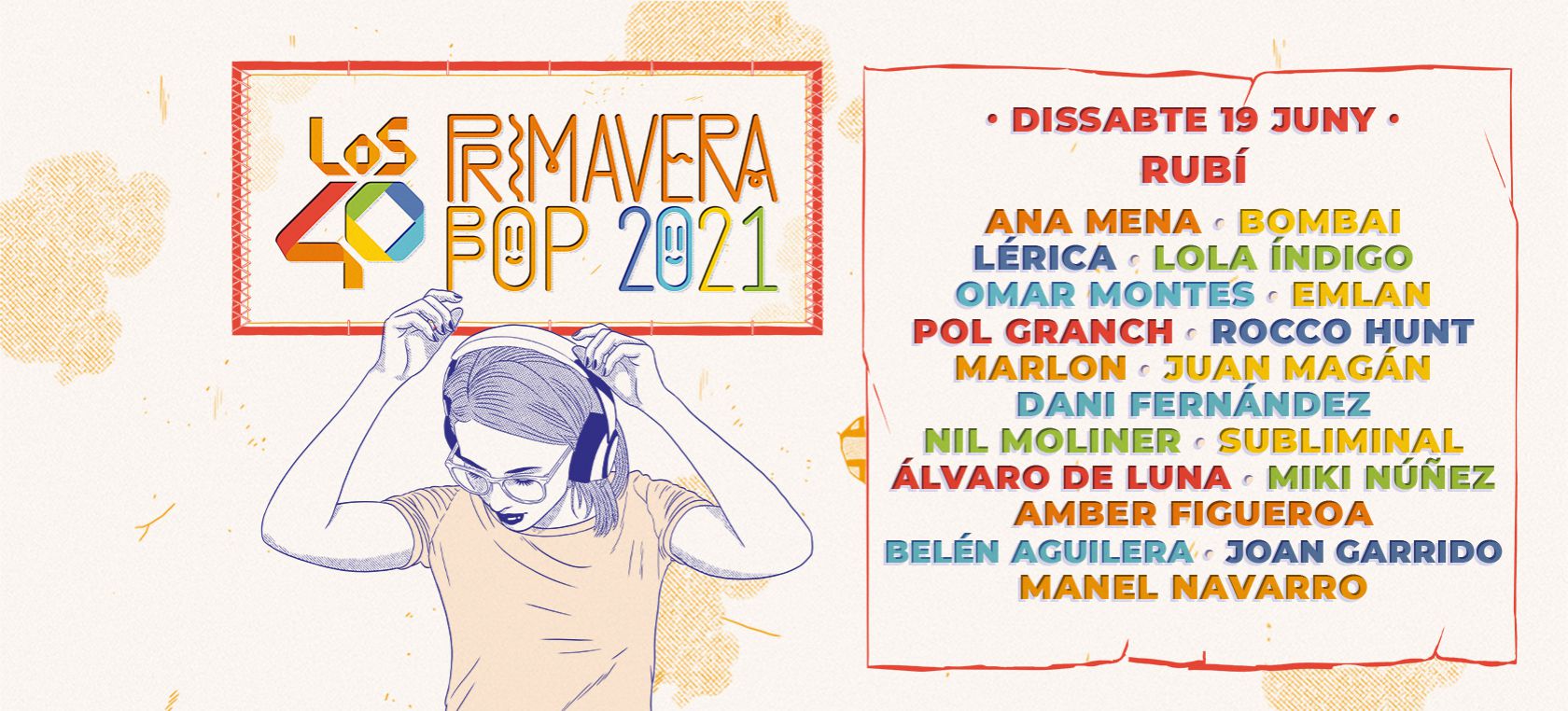 ELS40 Primavera Pop 2021: Compra aquí les teves entrades per Rubí ELS40 Primavera Pop 2021: Compra aquí les teves entrades per Rubí