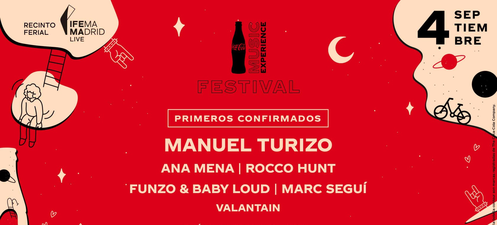 Manuel Turizo y Ana Mena, entre los primeros confirmados del Festival Coca-Cola Music Experience 2021 Manuel Turizo y Ana Mena, entre los primeros confirmados del Festival Coca-Cola Music Experience 2021