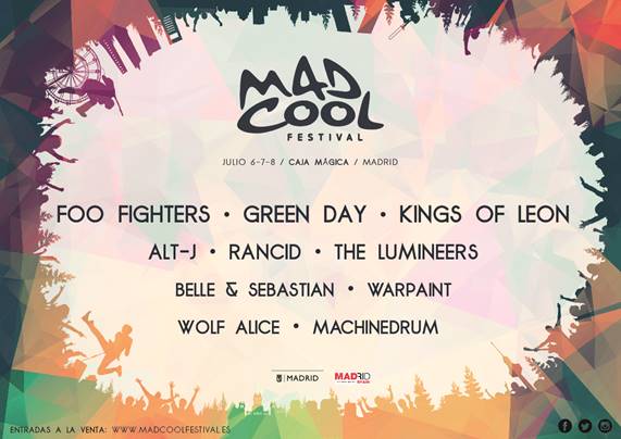 Rancid, The Lumineers y Warpaint, nuevas confirmaciones del Mad Cool Festival Rancid, The Lumineers y Warpaint, nuevas confirmaciones del Mad Cool Festival