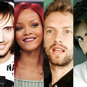 David Guetta, Melendi, Rihanna y Coldplay, protagonistas de Del 40 al 1