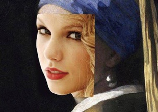 Chapoteo Enviar hombro Taylor Swift es La Joven de la perla y otras genialidades del arte pop en  plan collage | Fotogalería | Actualidad | LOS40