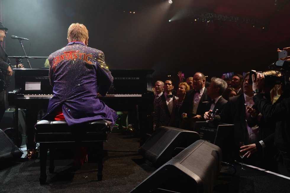 Presencia española en el fiestón post Oscar de Elton John