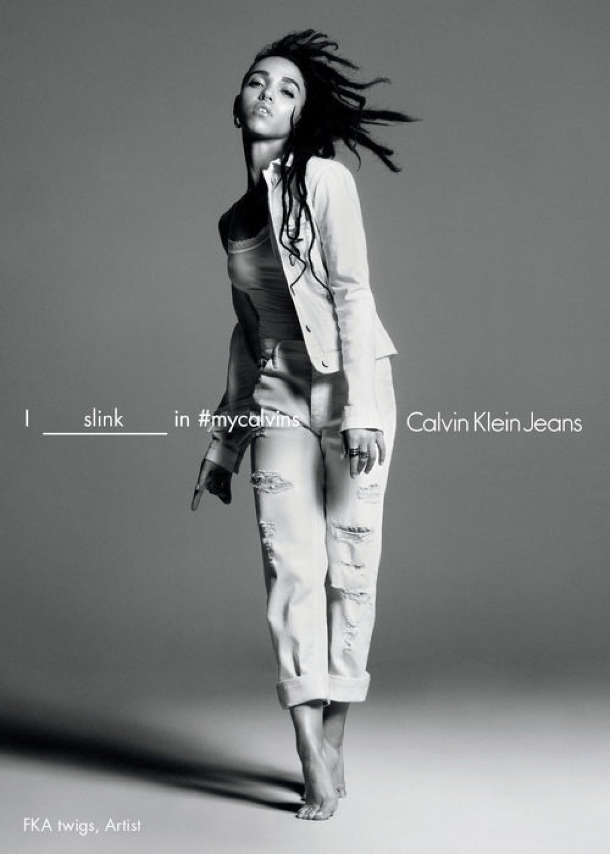 FKA Twigs es la nueva imagen de CK Jeans