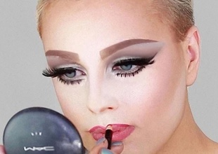 Vas a flipar con los tutoriales de maquillaje de 'drag queen'