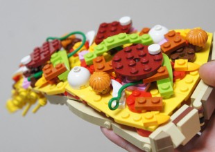 Una oda a la comida con piezas Lego