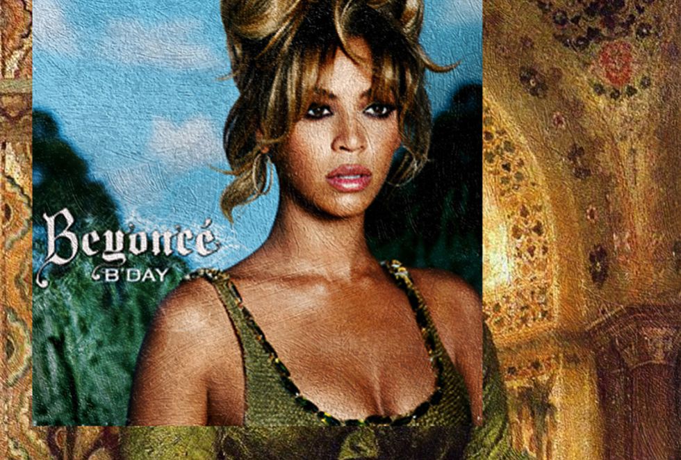 Beyoncé, una escotada 'Woman in green'