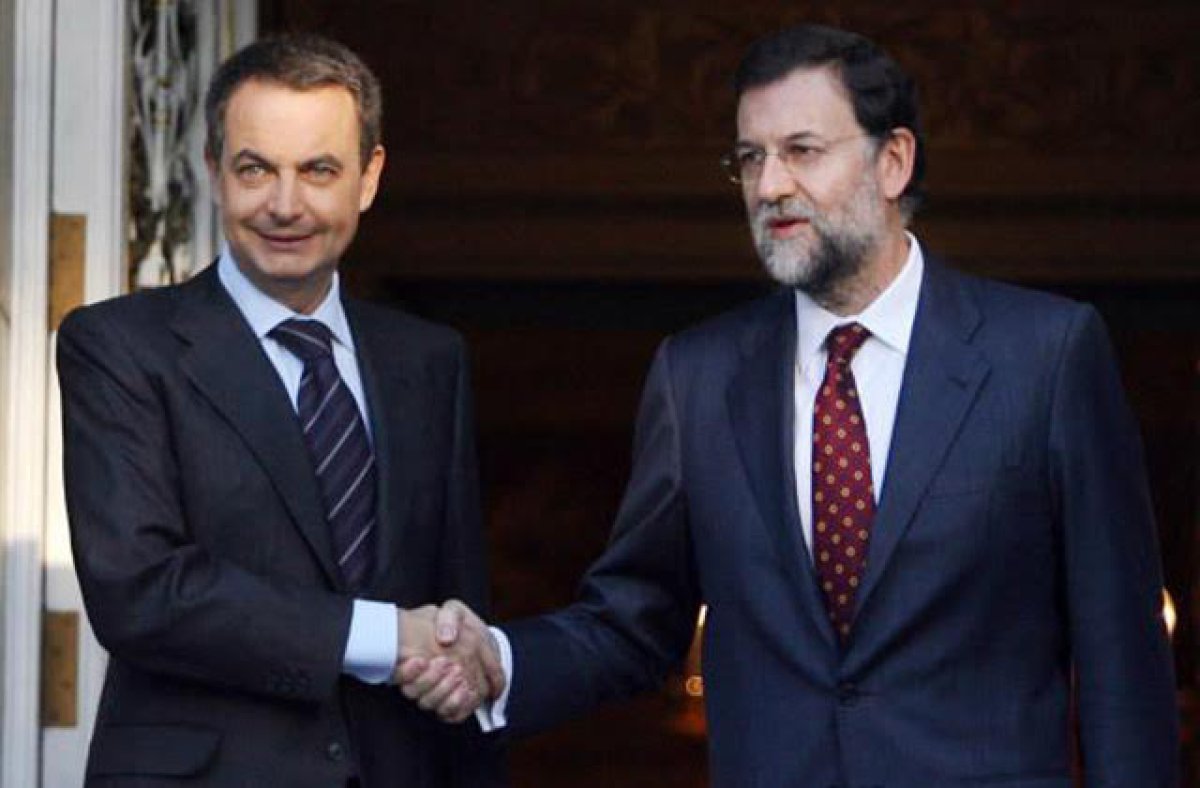 Mariano Rajoy y Jose Luis Rodríguez Zapatero