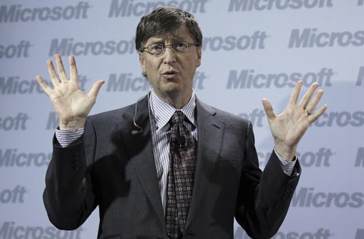 Bill Gates en una conferencia