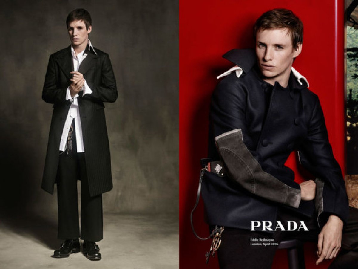 Eddie Redmayne es la nueva imagen de Prada