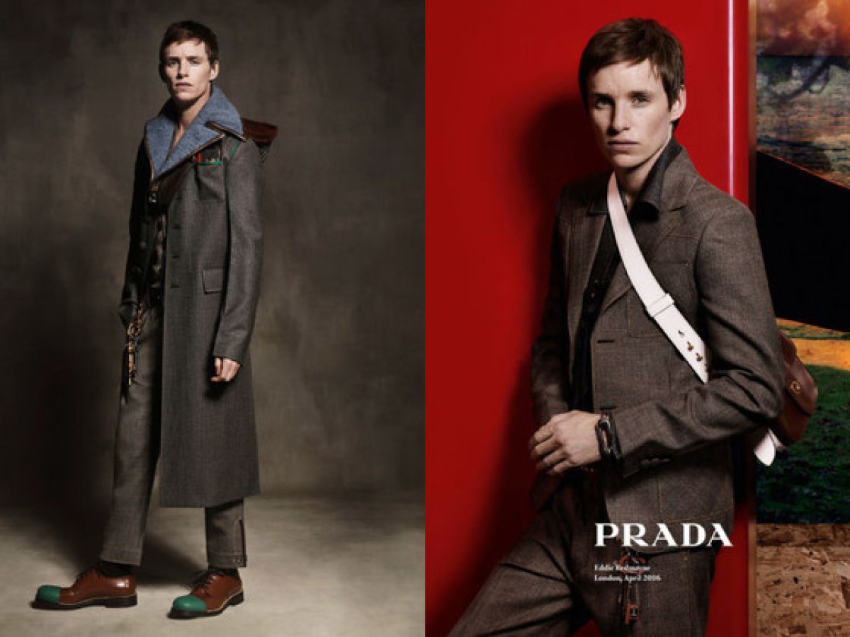 Eddie Redmayne es la nueva imagen de Prada