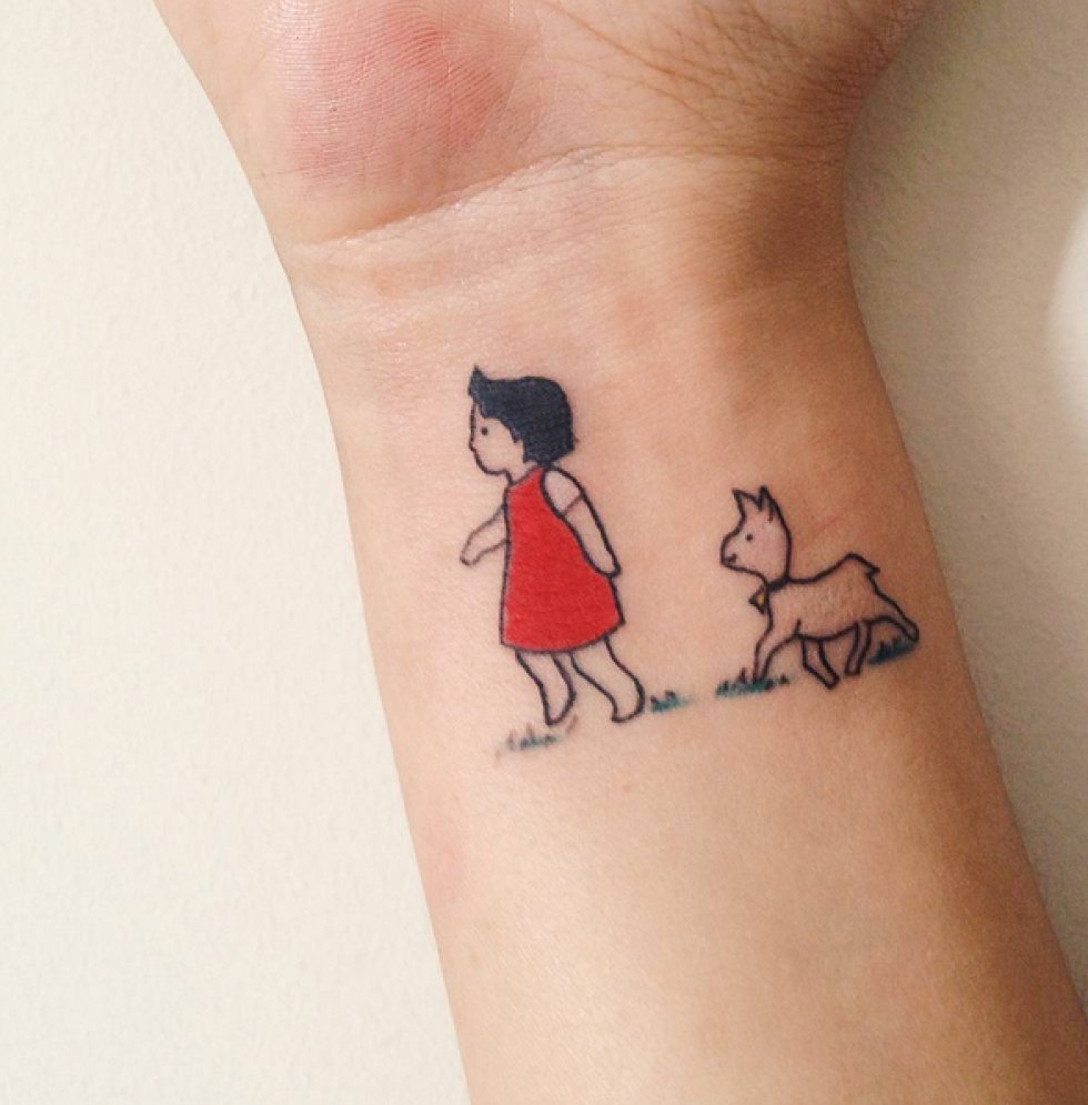 Lo último tatuajes inspirados en series de animación