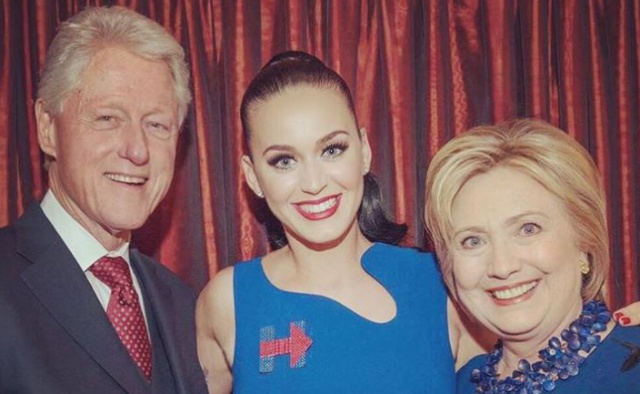 Katy Perry apoya a Hillary Clinton