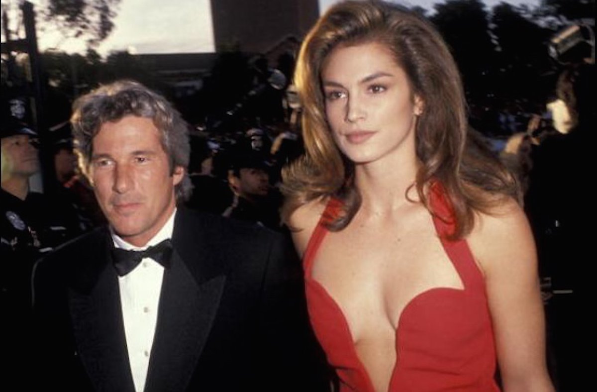 Richard Gere y Cindy Crawford
