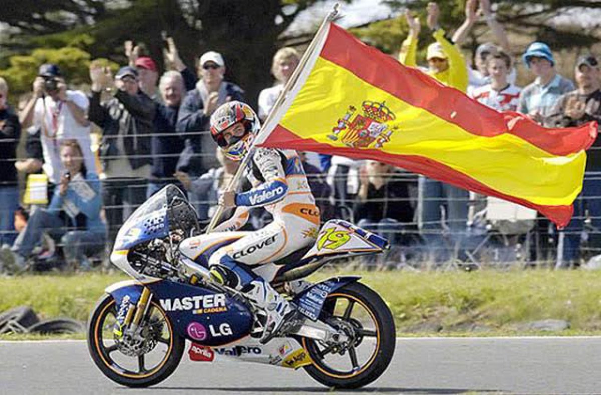 Álvaro Bautista, campeón motociclismo