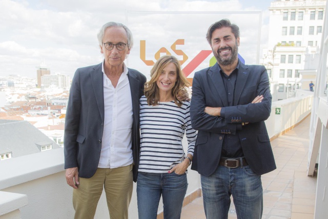 Bonaventura Clotet, con Eva Cebrián y Vicente Jiménez en Cadena SER.