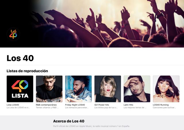 ¡LOS40 ya estamos en Apple Music!