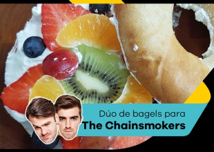 Unos bagels deliciosos para el dúo The Chainsmokers