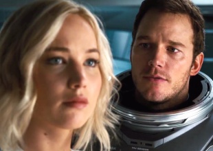 Passengers: Jennifer Lawrence y Chris Pratt la lían en medio del espacio