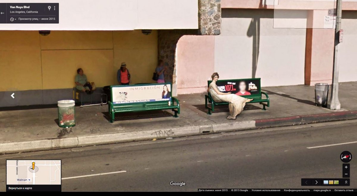 ¿Se puede ver a Napoléon por las calles de Street View? Sí, y también a Jesucristo