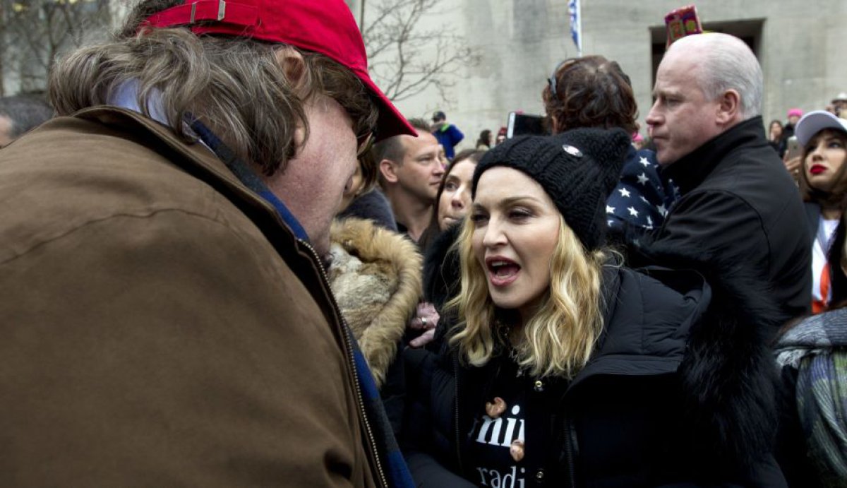 Madonna, Ariana Grande, Katy Perry... Las celebs marchan contra Trump