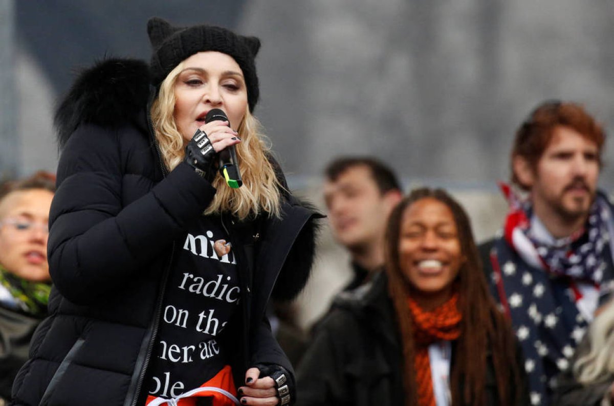 Madonna, Ariana Grande, Katy Perry... Las celebs marchan contra Trump